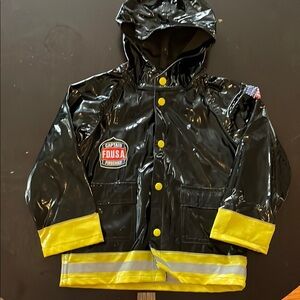 Western Chief Black and Yellow Kids Raincoat